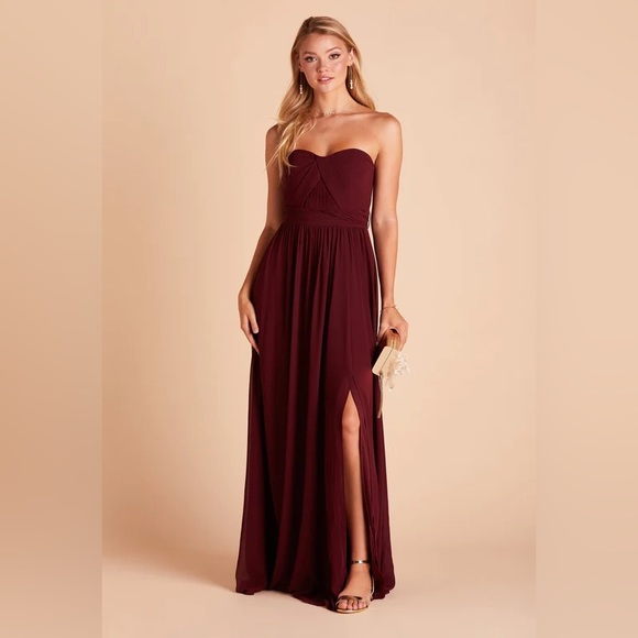 Birdy Grey Dresses & Skirts - Birdy Grey GRACE CONVERTIBLE DRESS CHIFFON CABERNET LARGE NEW NWT  BRIDESMAID